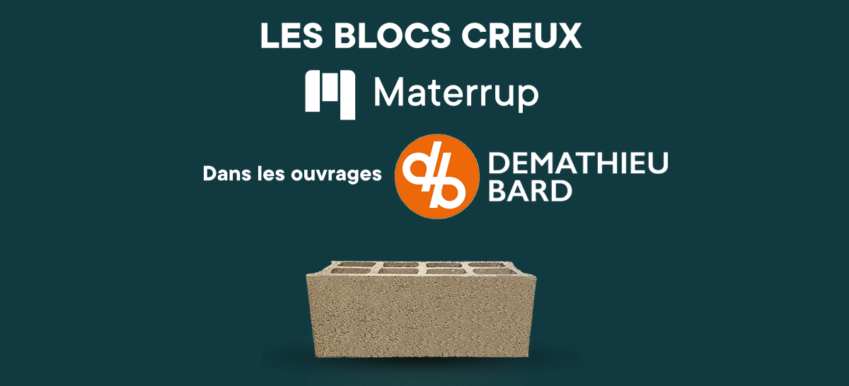 New Projectc: The MATERRUP concrete block in a project by the DEMATHIEU BARD group in the Paris region