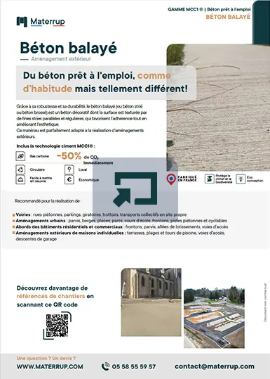 FTP béton balayé